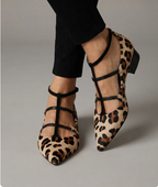 Sigrun | Ballerinahæle med leopardrem