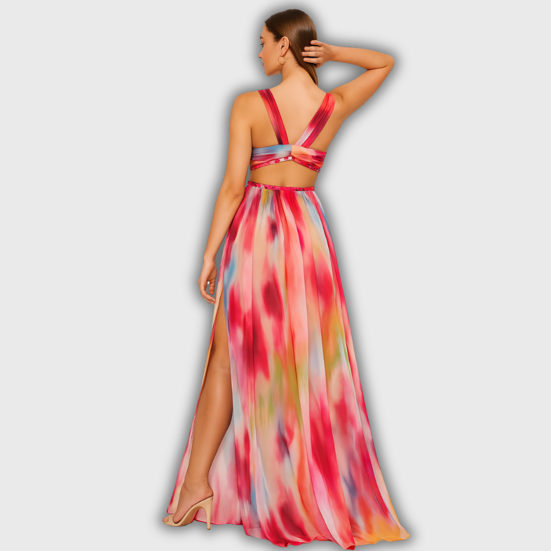 Freya | Maxikjole med print