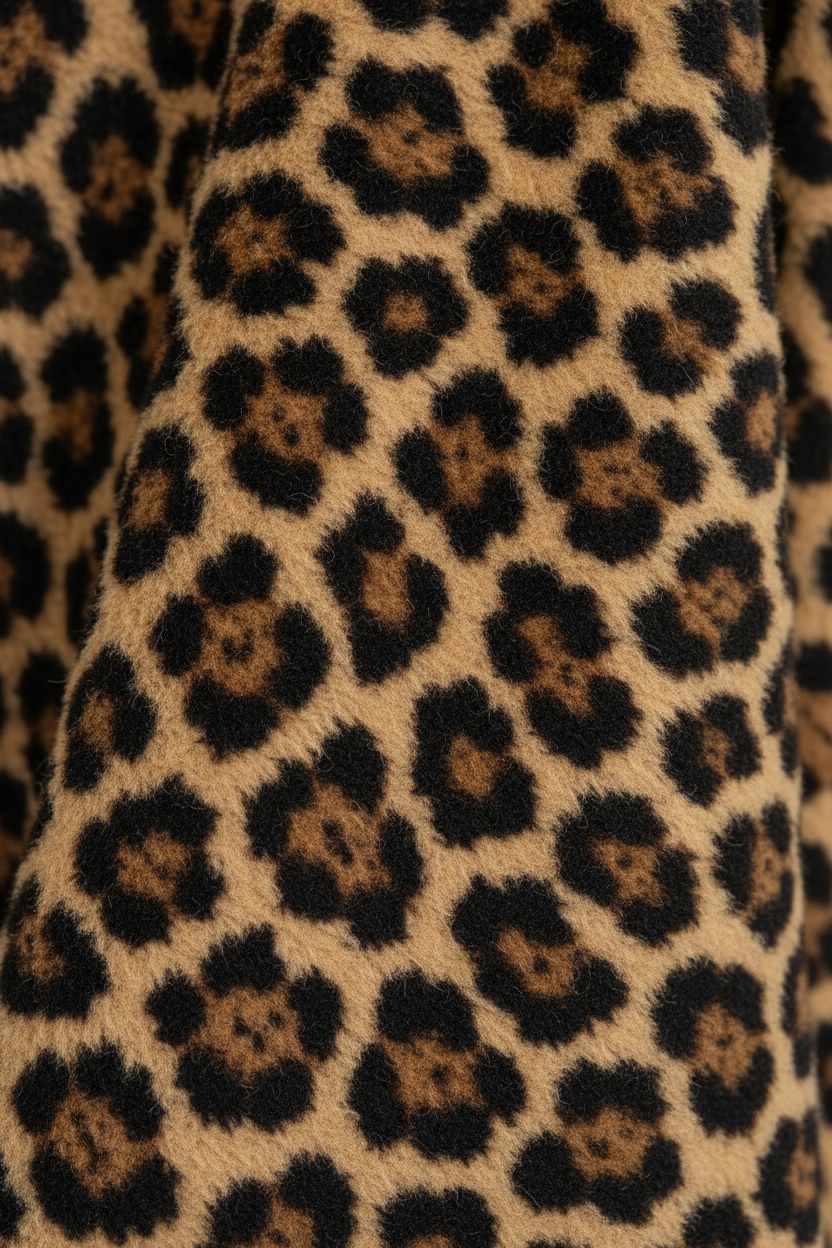 Midifrakke i leopard