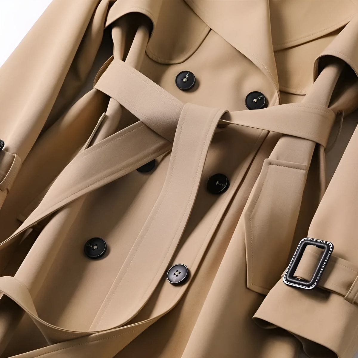 Elegant trenchcoat i topsalg
