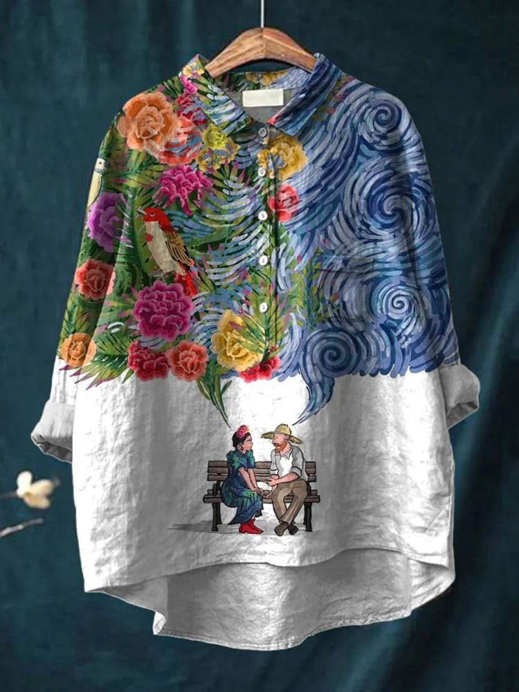 Rosemarie | Kunstnerisk bluse til kvinder