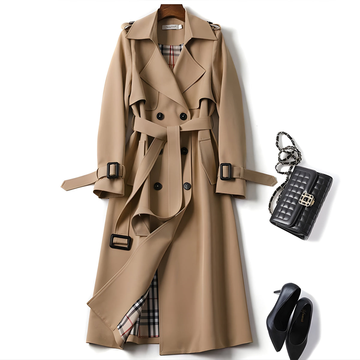 Elegant trenchcoat i topsalg