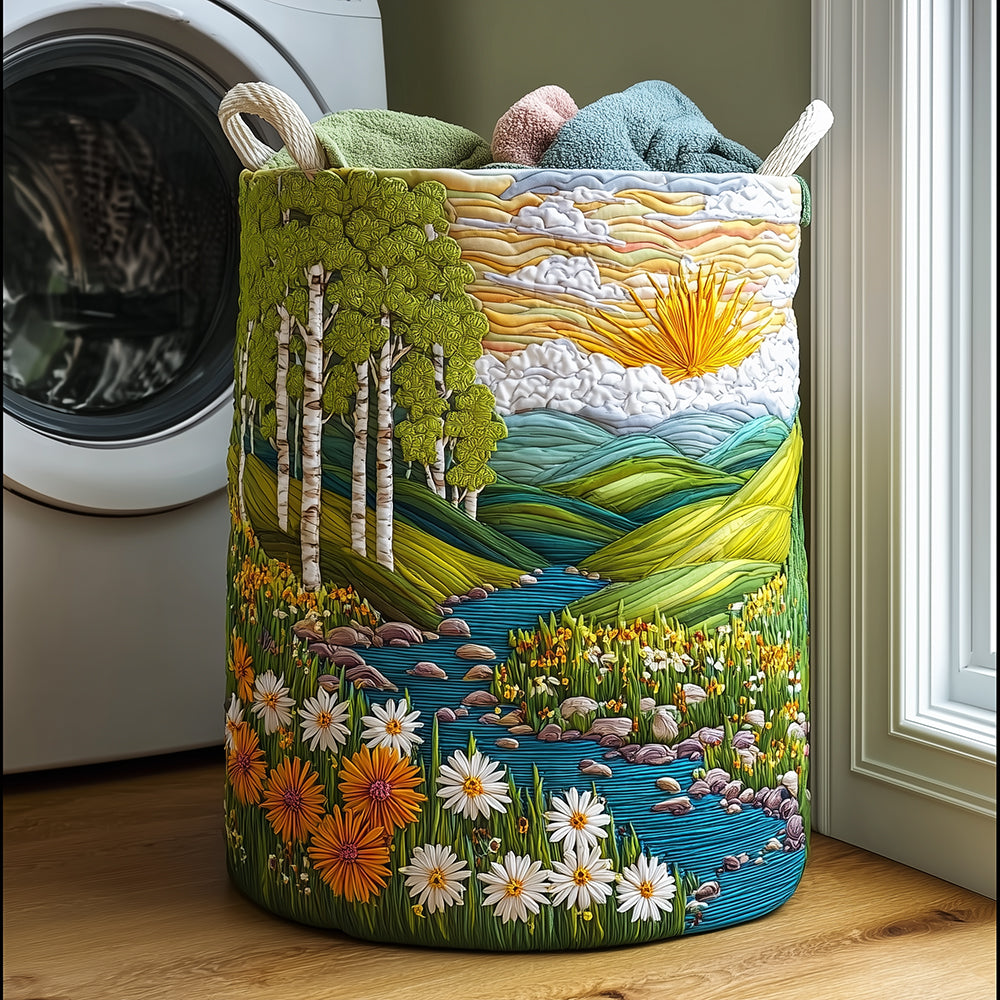 Vasketøjskurv – Birch Sunrise