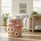 Vasketøjskurv – Bloom Flamingo