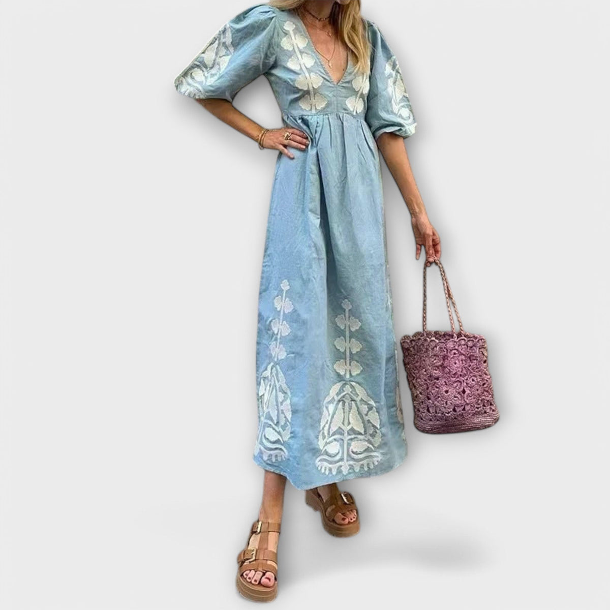 Emmely – Kjole med print til ubesværet elegance