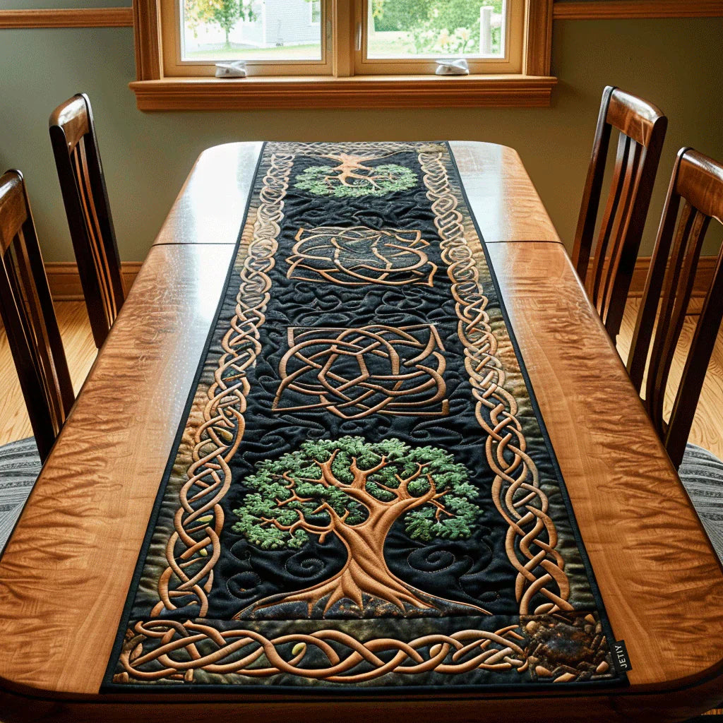 Quiltet Bordløber – Celtic Spirit
