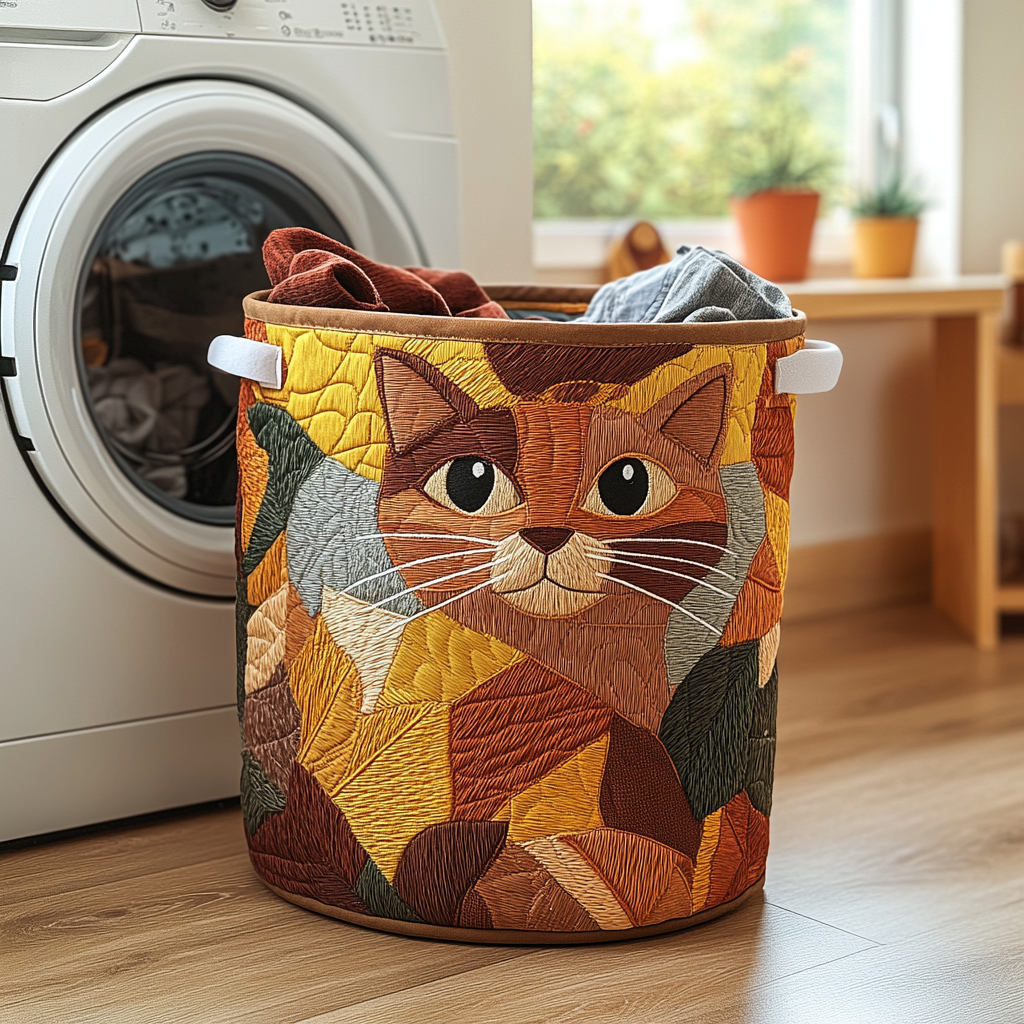 Vasketøjskurv – Cozy Cat