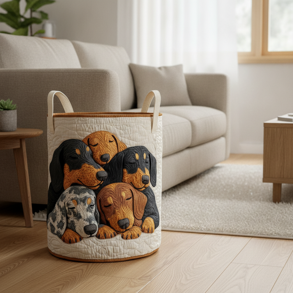 Vasketøjskurv – Dachshund Dream