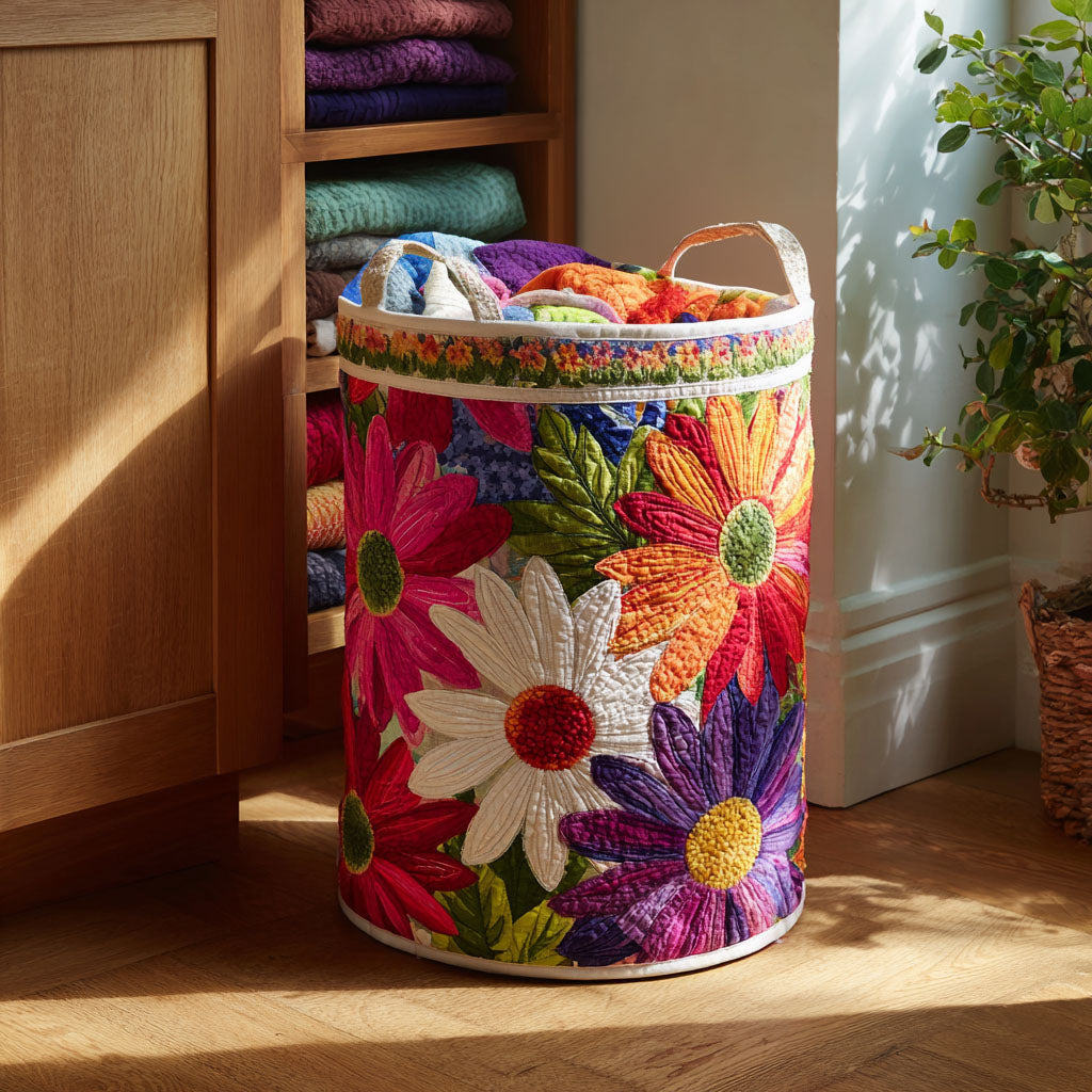 Vasketøjskurv – Daisy Delight