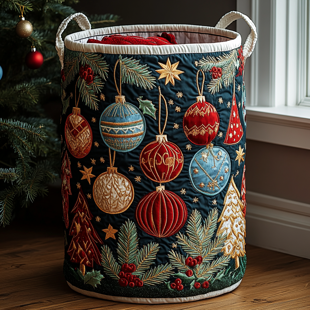 Vasketøjskurv – Festive Charm