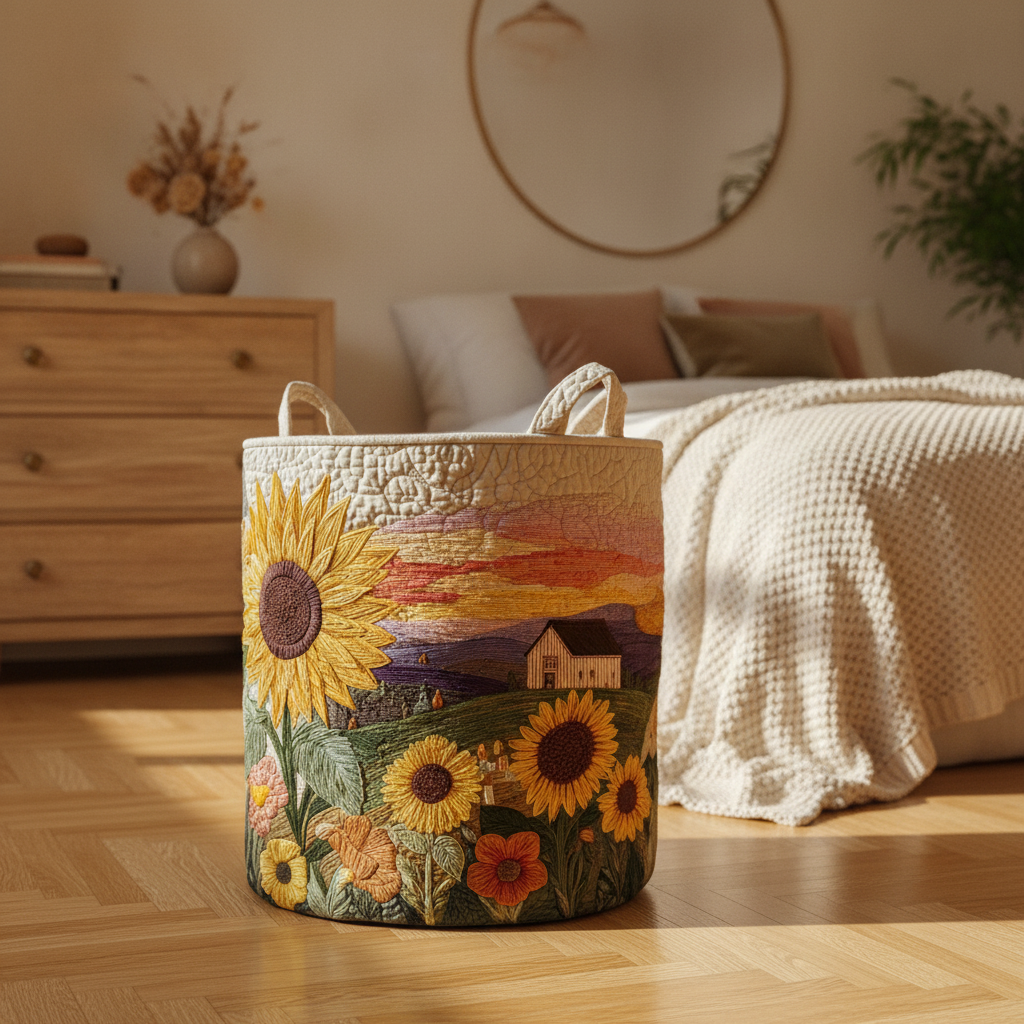 Vasketøjskurv – Flourishing Sunshine