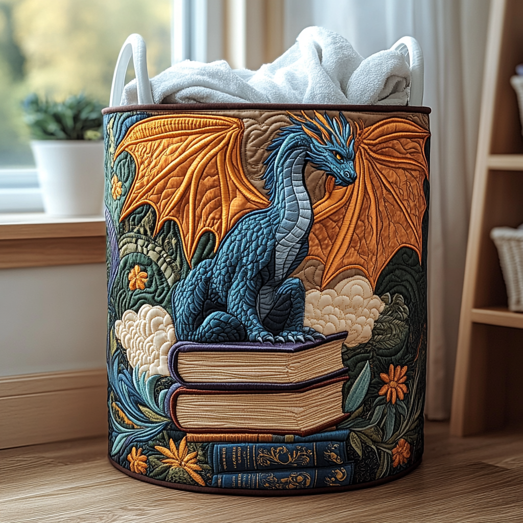 Vasketøjskurv – Forest Dragon