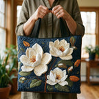 Håndlavet Totetaske – Delicate Magnolia