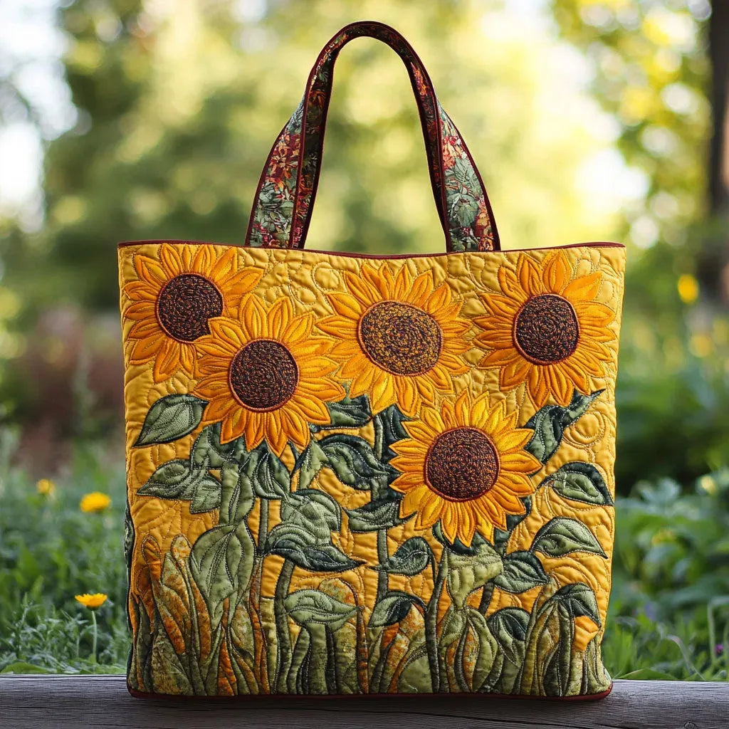 Håndlavet Totetaske – Sunflower Cla ic