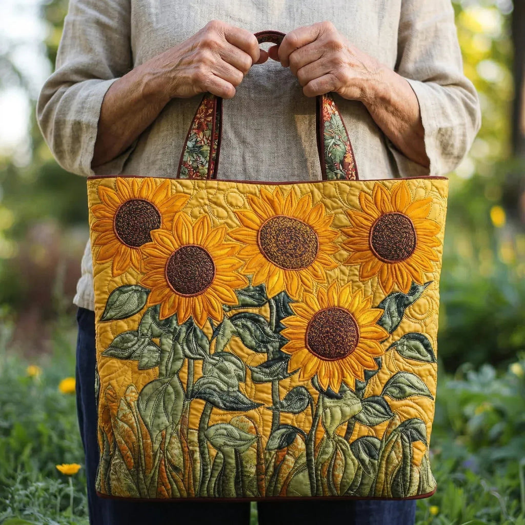 Håndlavet Totetaske – Sunflower Cla ic