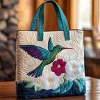 Håndlavet Totetaske – Hummingbird White Flower