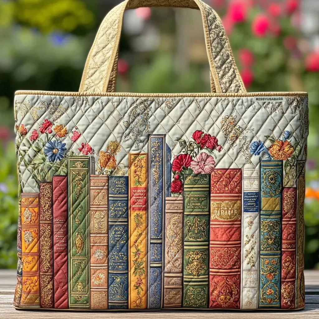 Håndlavet Totetaske – Enchanted Library