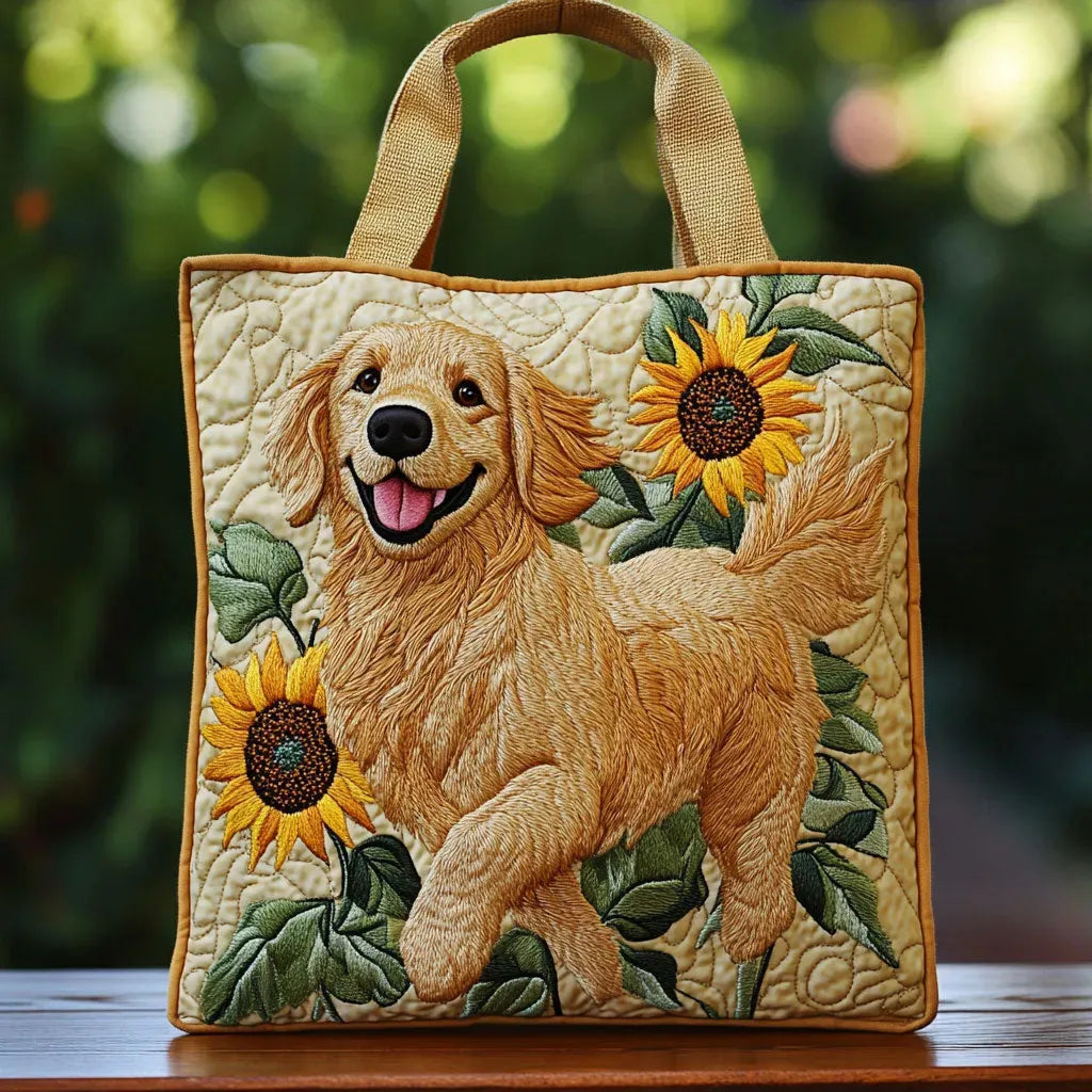 Håndlavet Totetaske – Golden Retriever