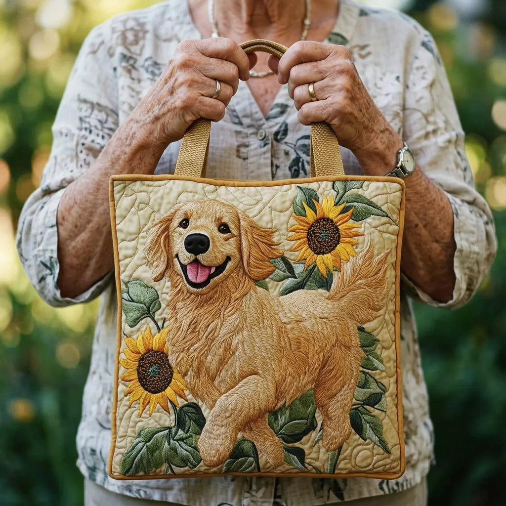 Håndlavet Totetaske – Golden Retriever