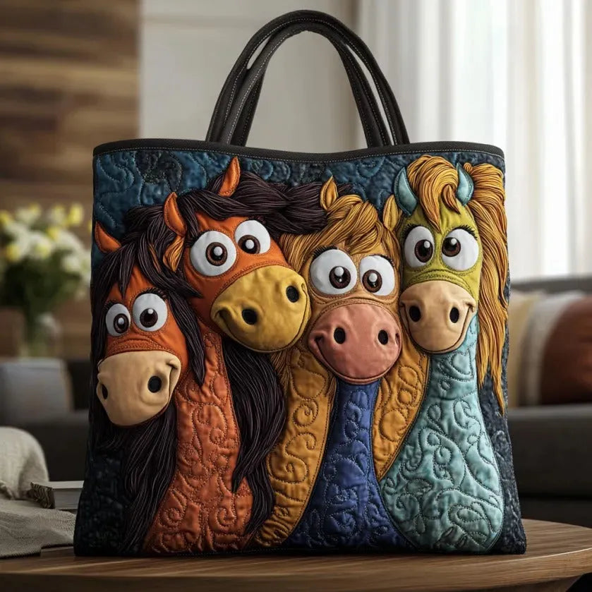 Håndlavet Totetaske – Playful Pony