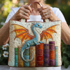 Håndlavet Totetaske – Emerald Dragon - Book Guardian