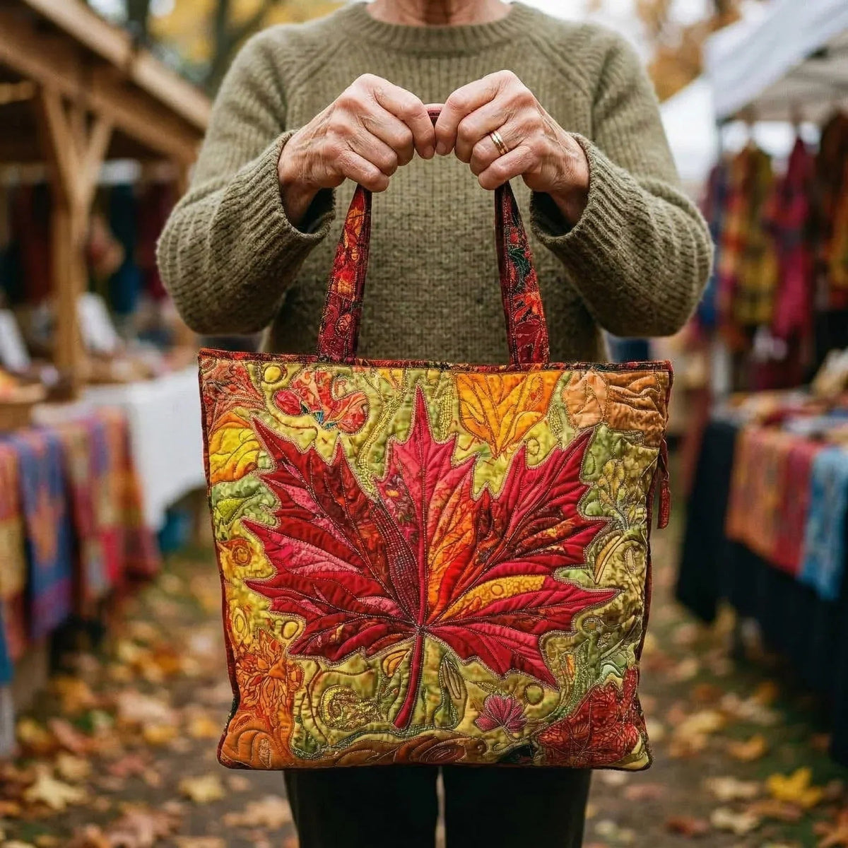 Håndlavet Totetaske – Sunset Maple