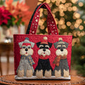 Håndlavet Totetaske – Sakura - Schnauzer Trio Set