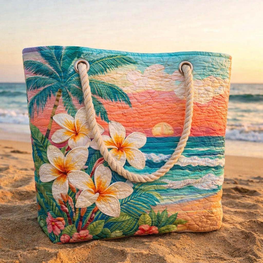 Håndlavet Strandtaske – Tropical Spirit