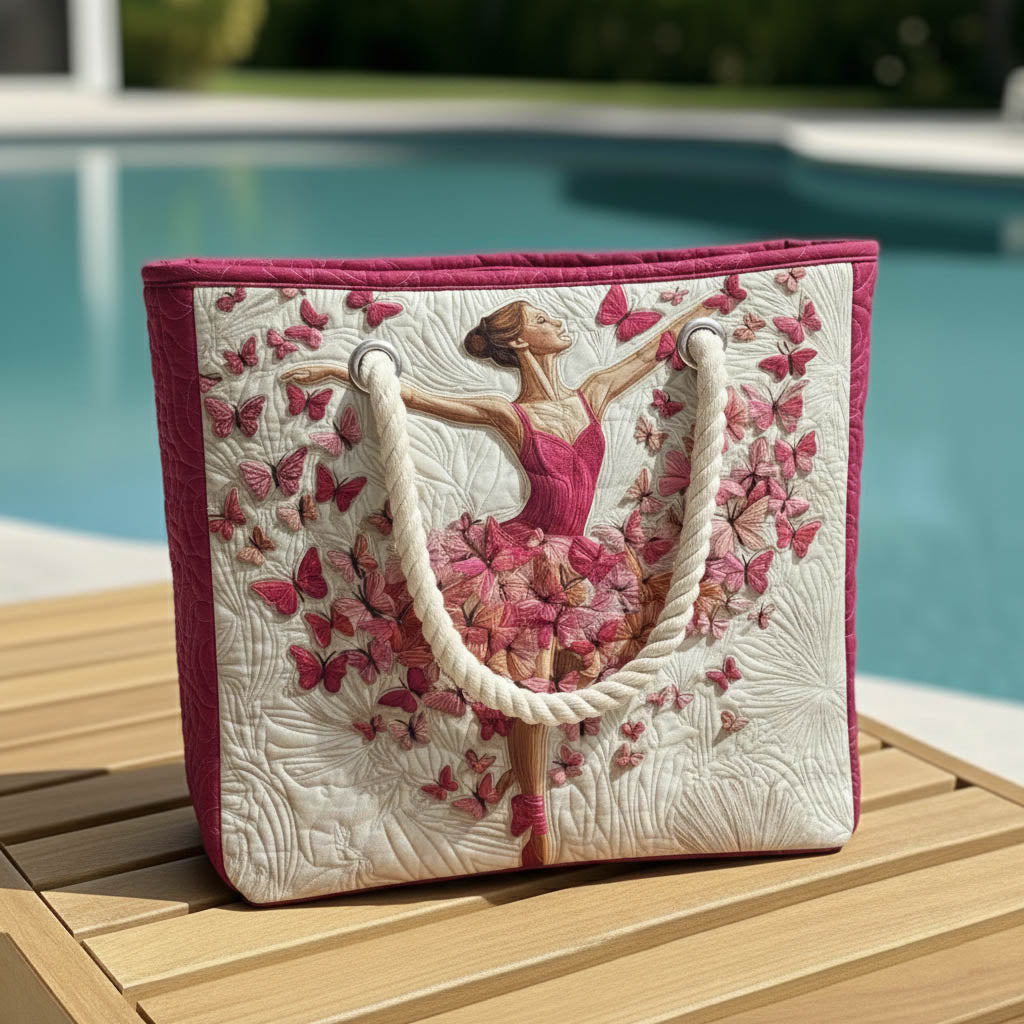 Håndlavet Strandtaske – Ballerina