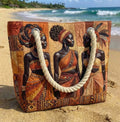 Håndlavet Strandtaske – Melanin Queens Glow