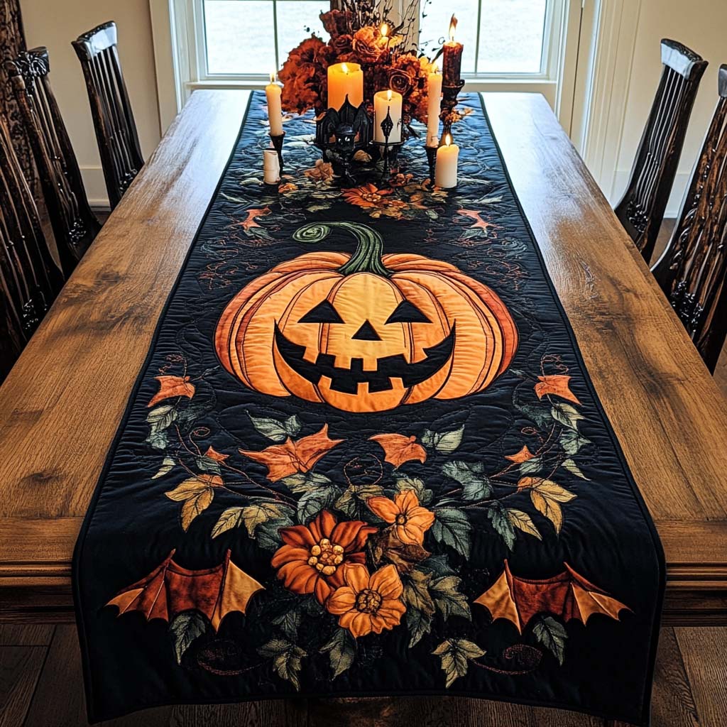 Quiltet Bordløber – Halloween Fun