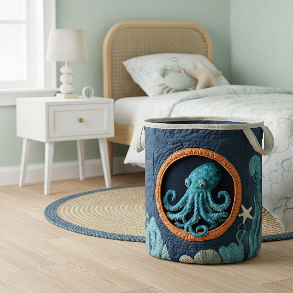 Vasketøjskurv – Hidden Octopus
