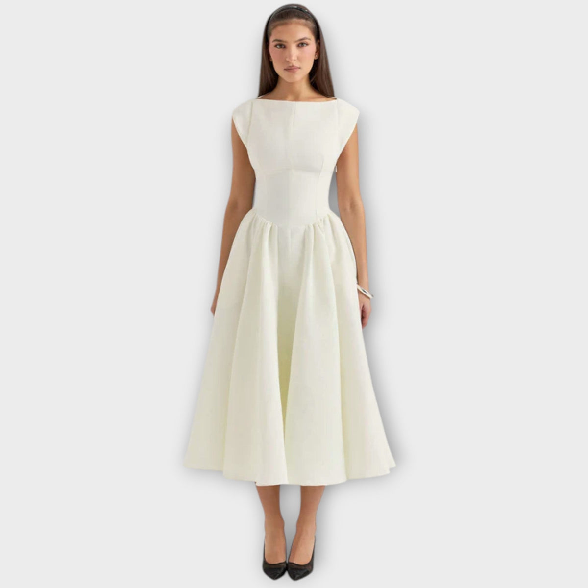 Victoria – Stilfuld midikjole