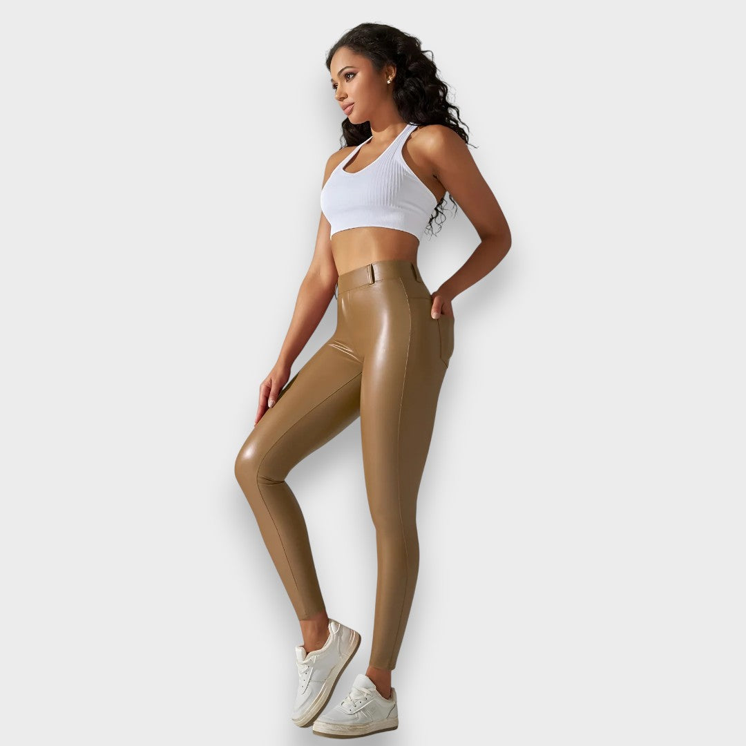 Alice | Formende tights i kunstlæder