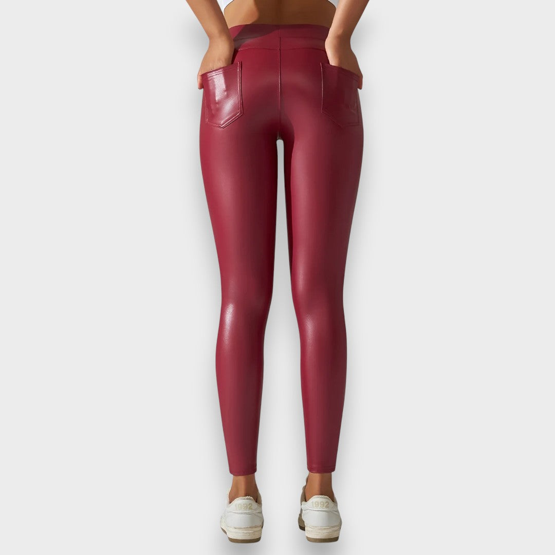 Alice | Formende tights i kunstlæder