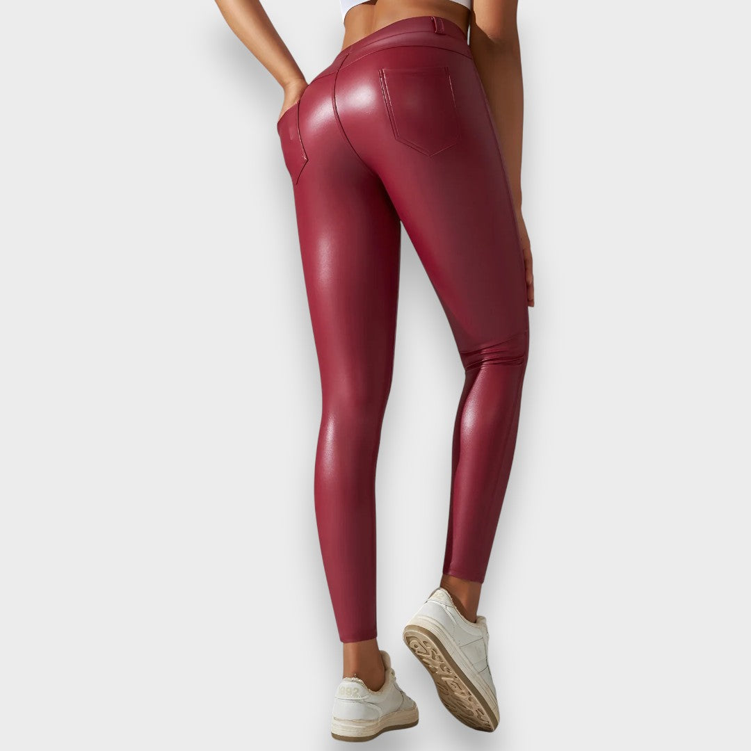Alice | Formende tights i kunstlæder