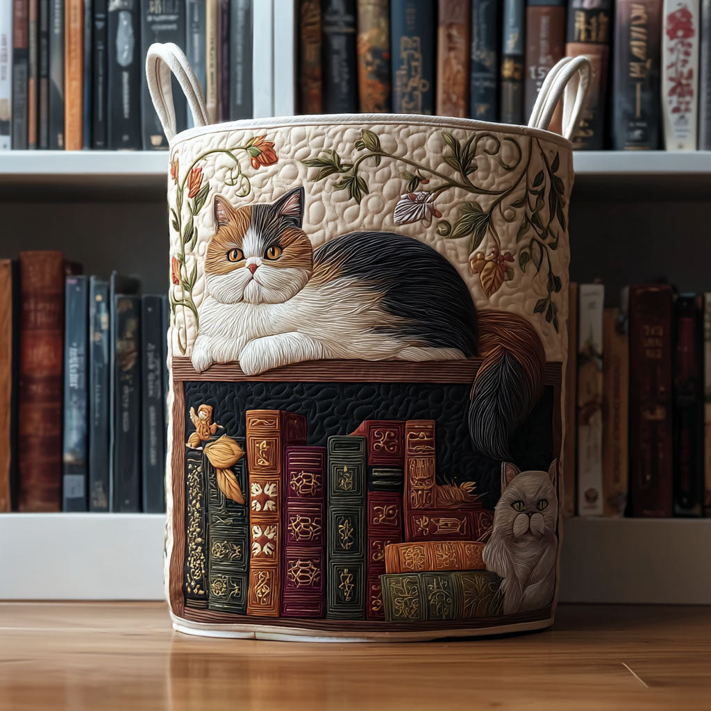 Vasketøjskurv – Library Cat