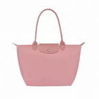 Stor sammenfoldelig totetaske, sart rosa
