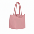 Stor sammenfoldelig totetaske, sart rosa