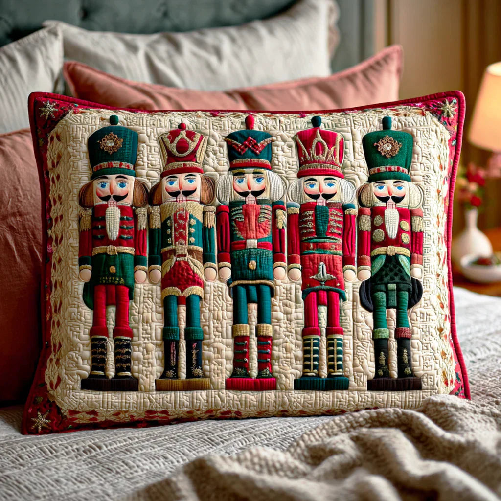 Quiltet Pudebetræk – Nutcracker Parade