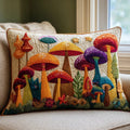 Quiltet Pudebetræk – Mushroom Garden