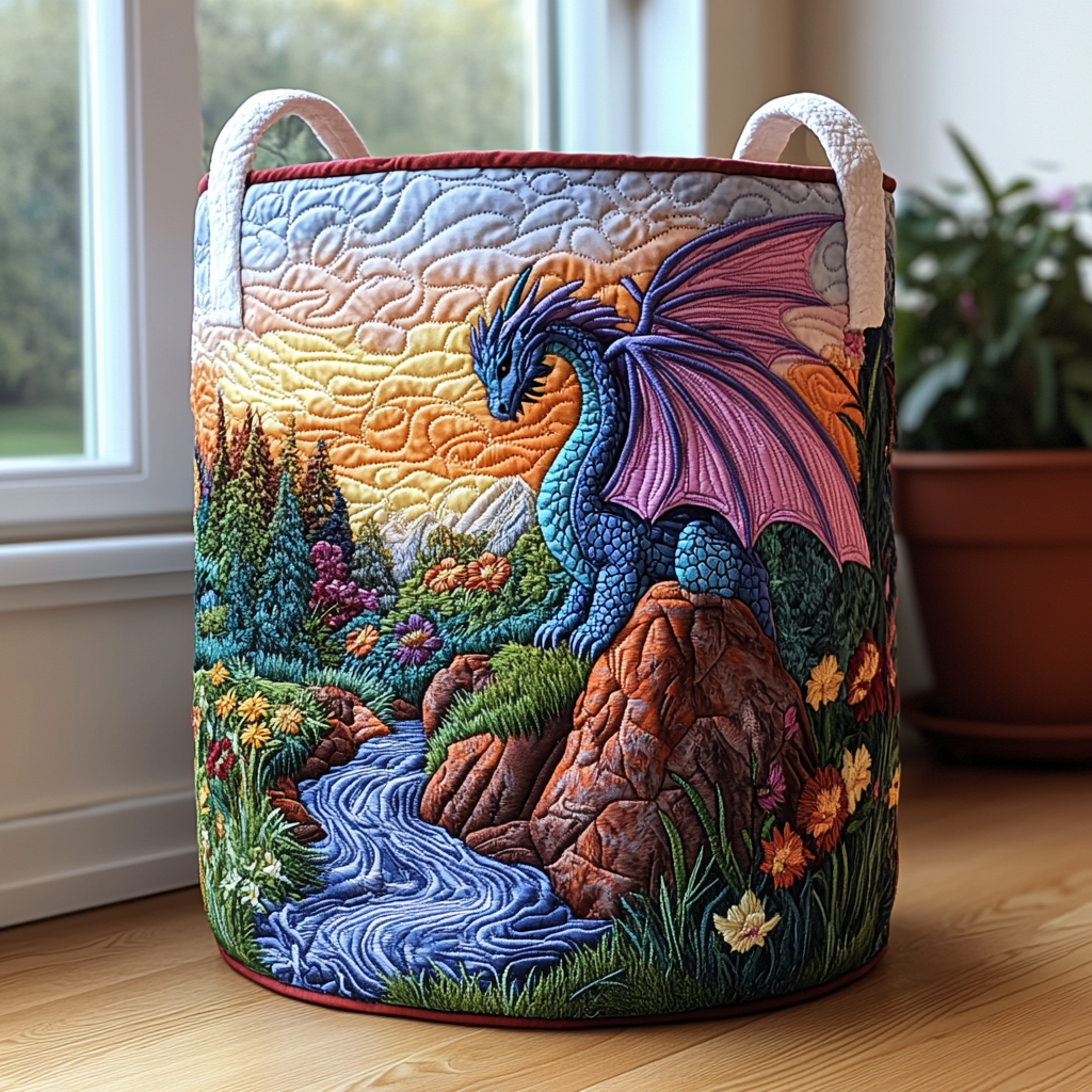 Vasketøjskurv – Mystic Dragon