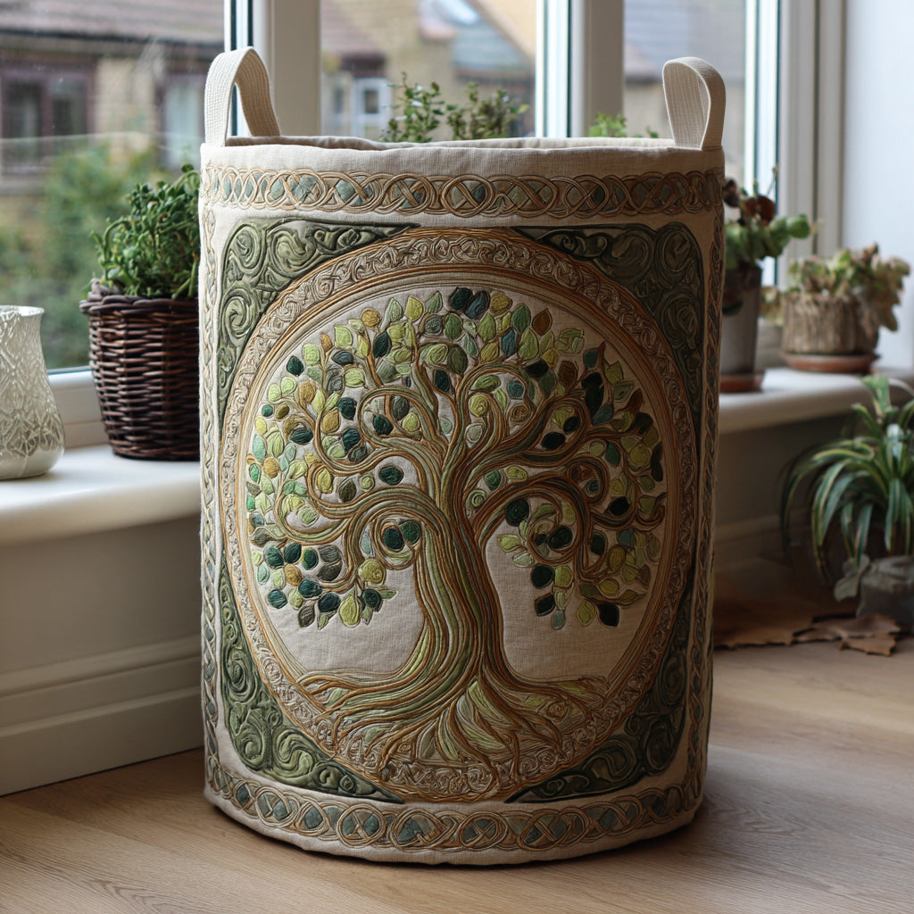 Vasketøjskurv – Mystic Tree
