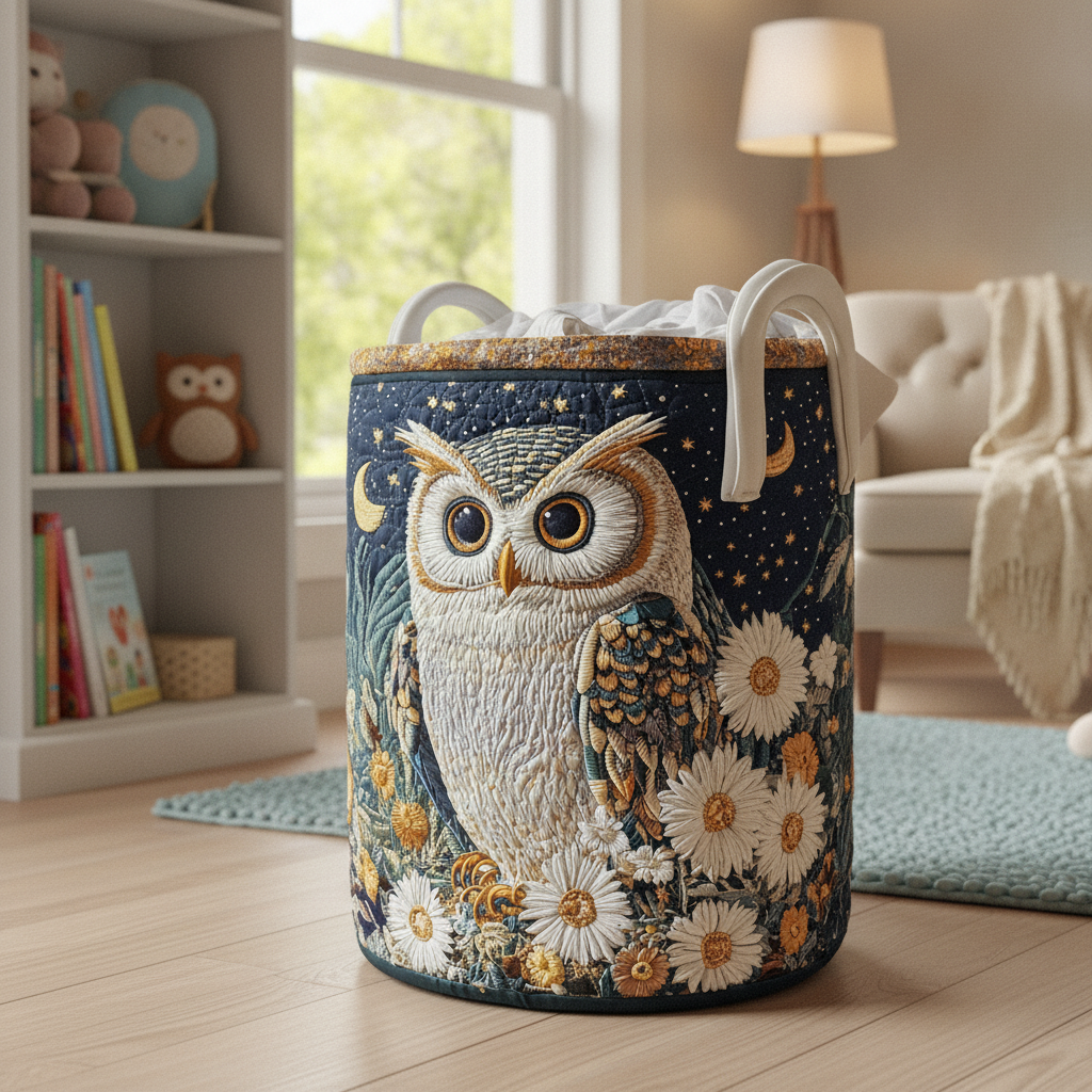 Vasketøjskurv – Owl Night