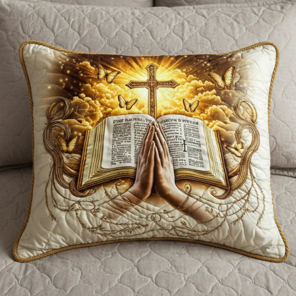 Quiltet Pudebetræk – Prayers and Messages