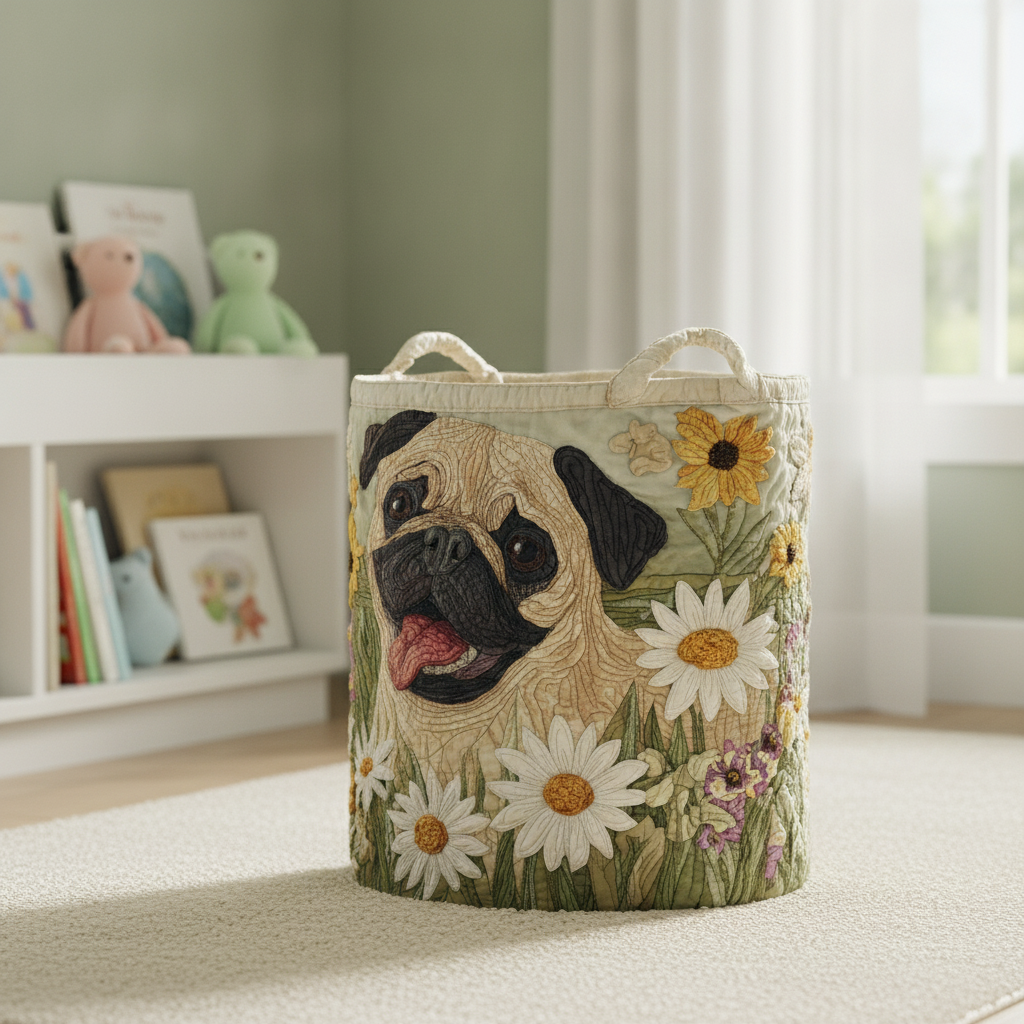 Vasketøjskurv – Daisy Pug