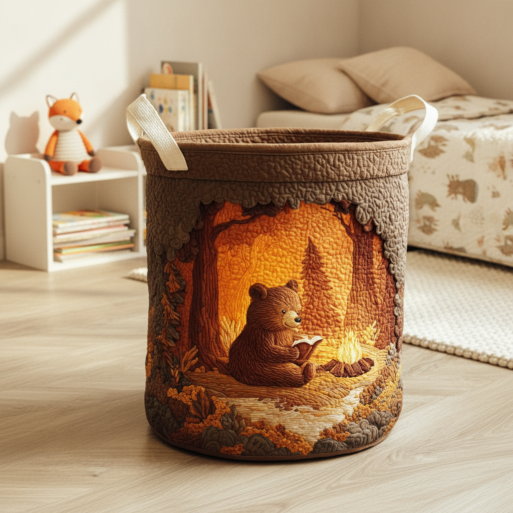 Vasketøjskurv – Reading Bear