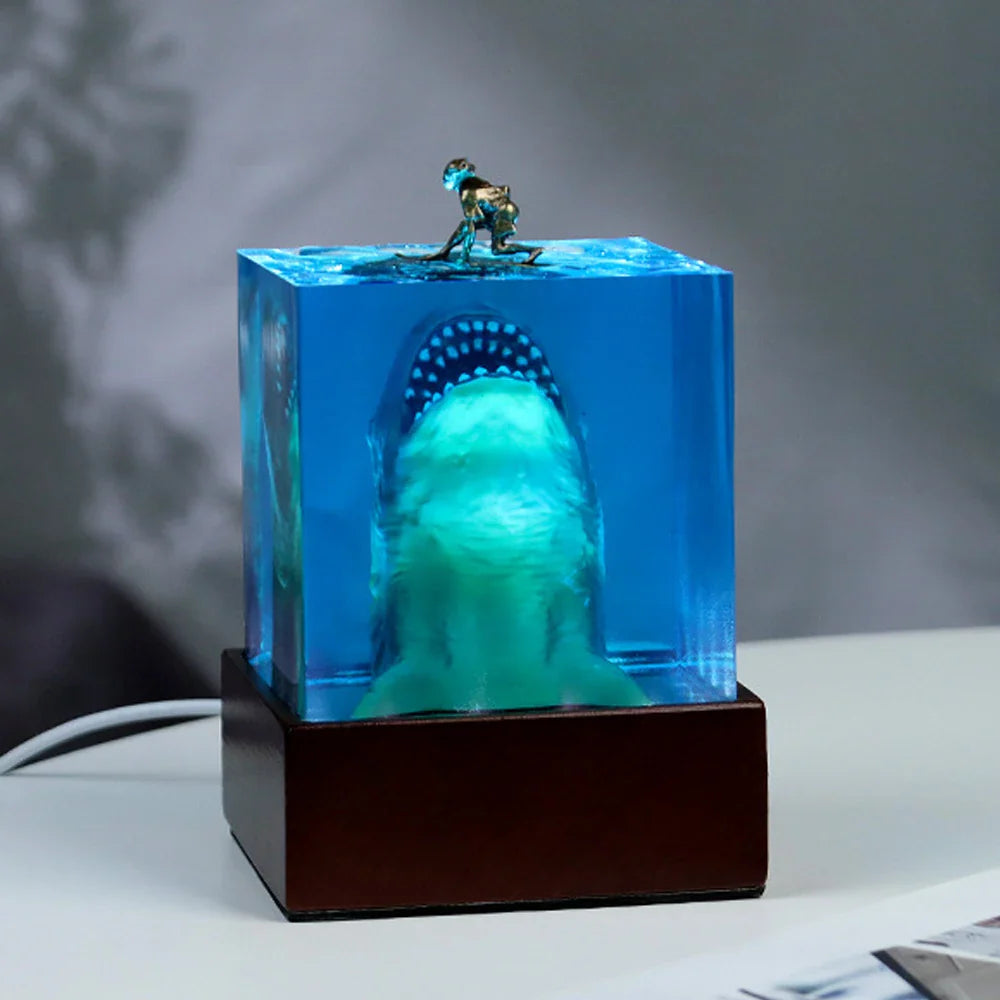 Resin Bordlampe – Light Cube ｜5cm 8cm