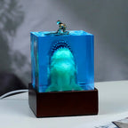Resin Bordlampe – Light Cube ｜5cm 8cm