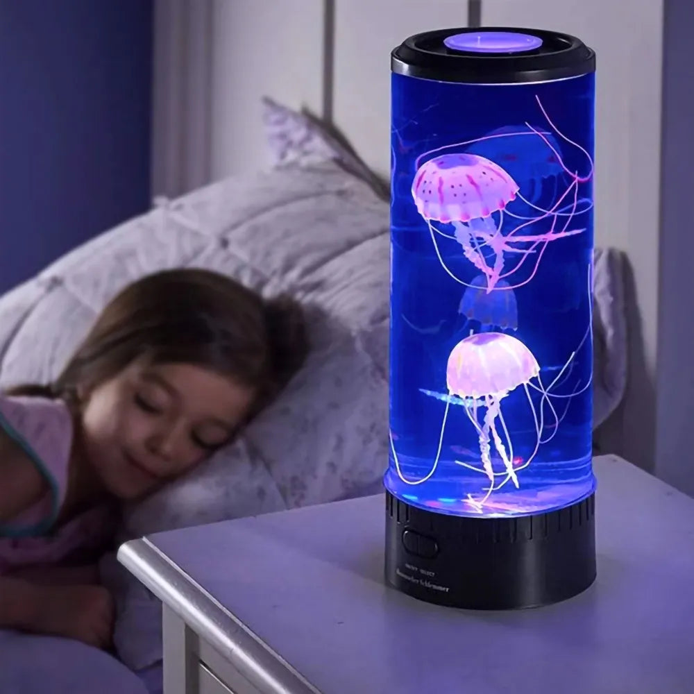 Resin Bordlampe – Jellyfish Night Light